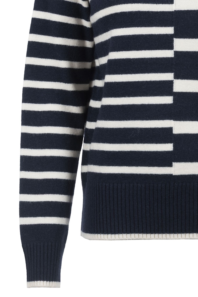 Soquesto Damen Pullover Dunkelblau