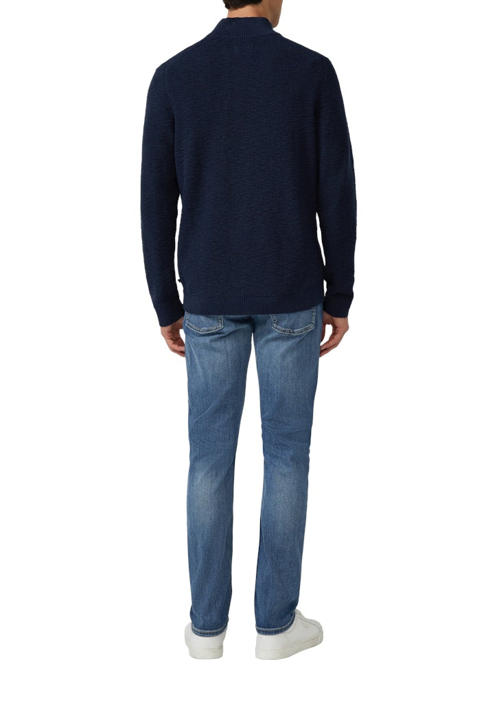 S. Oliver red Herren Pullover Blue