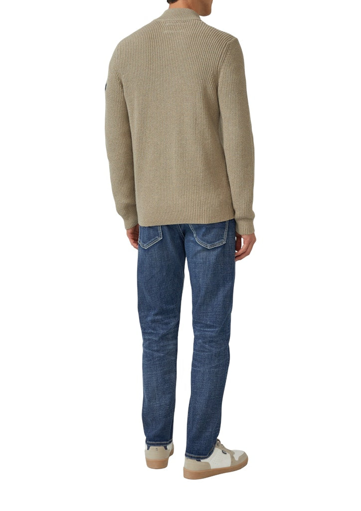 S. Oliver red Herren Strickjacken Brown