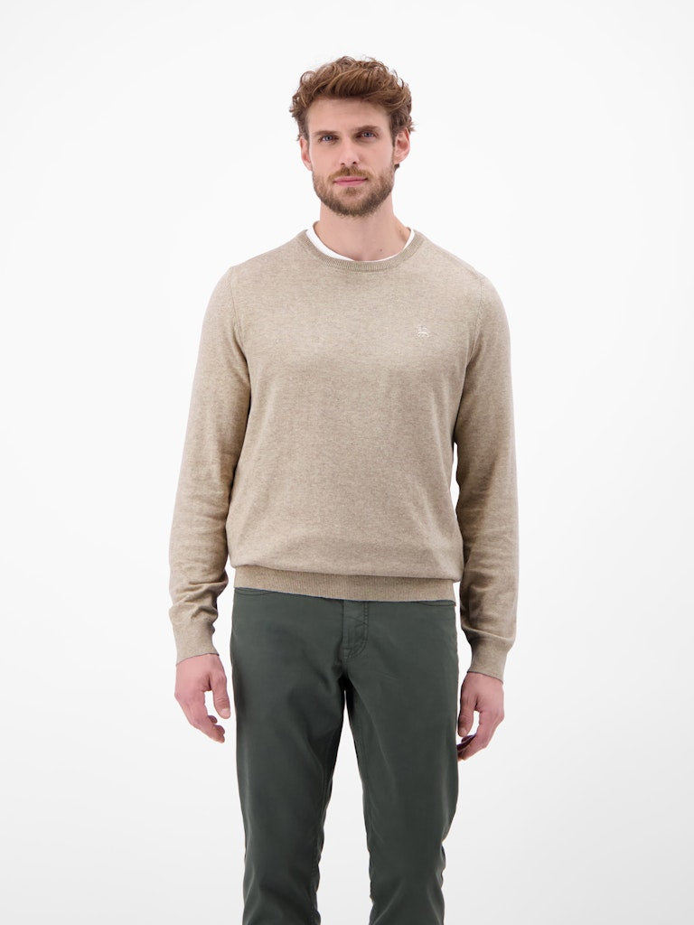 Lerros Herren Pullover Tender Beige Me