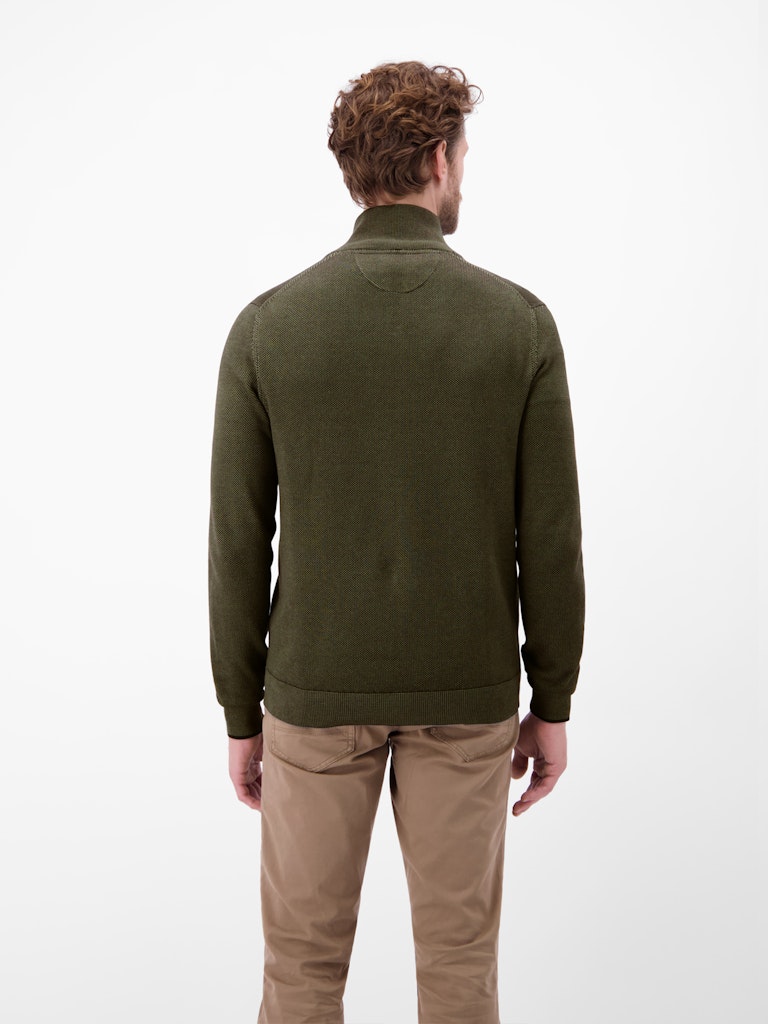 Lerros Herren Strickjacken Nordic Olive
