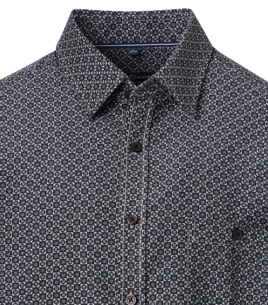 Casa Moda Herren Hemden Anthrazit