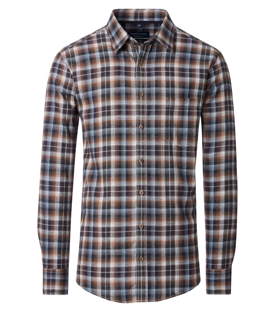 Casa Moda Herren Hemden  Anthrazit