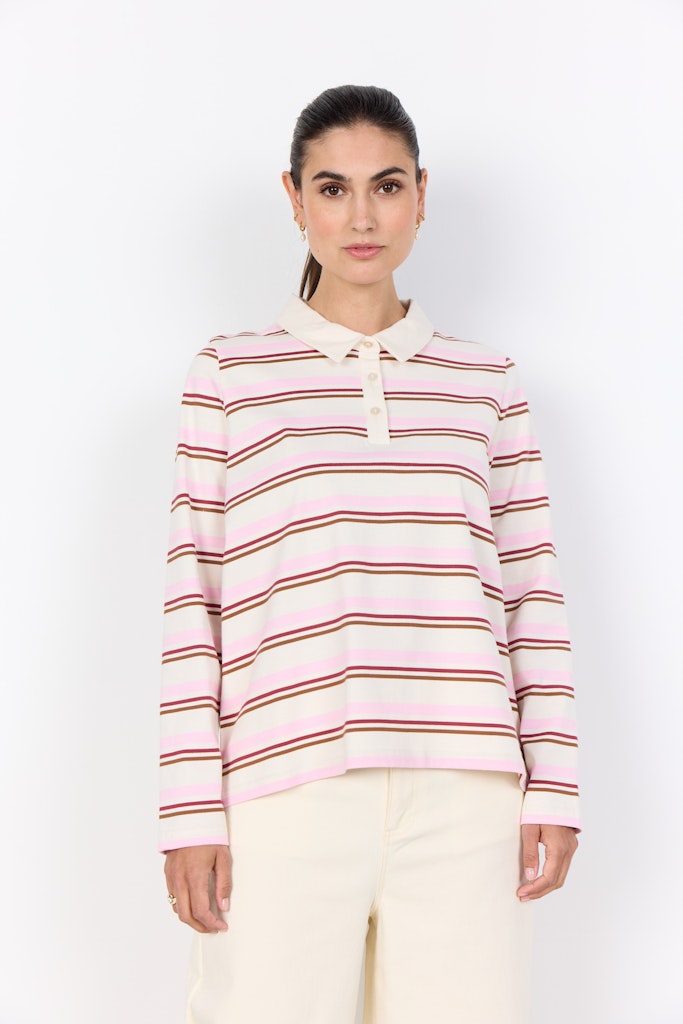 Soya Concept Damen Blusen Rose Combi