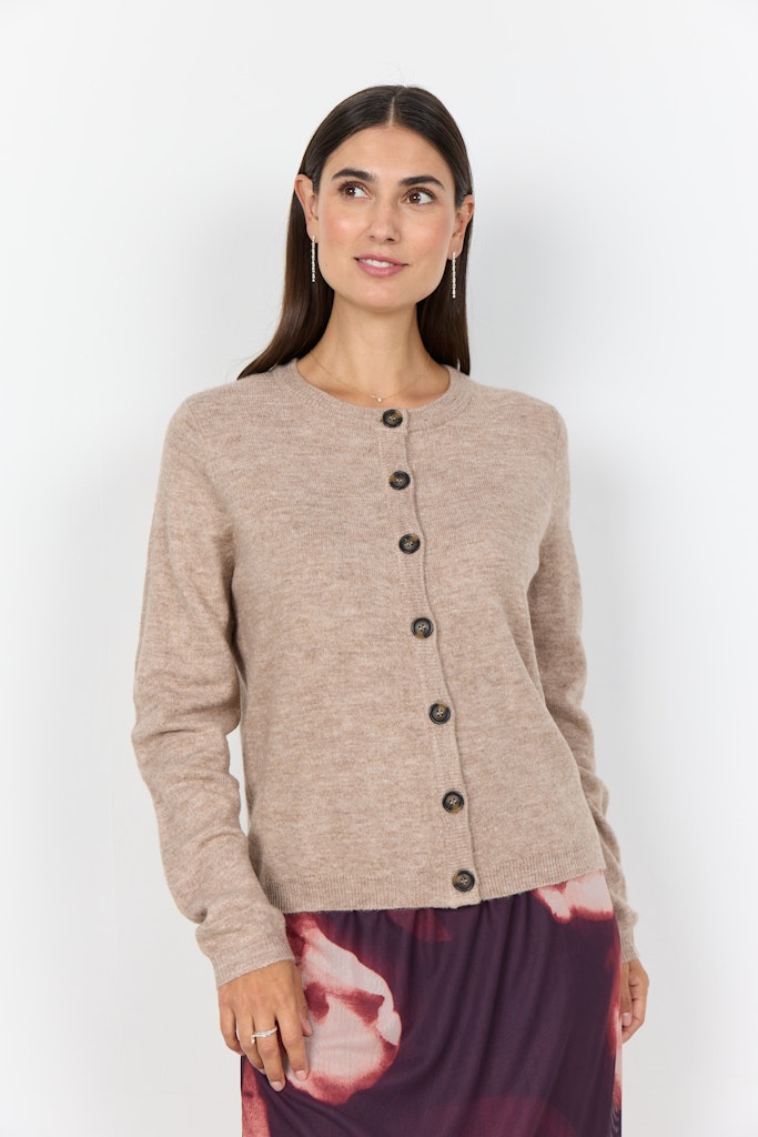 Soya Concept Damen Strickjacken Sand Melange