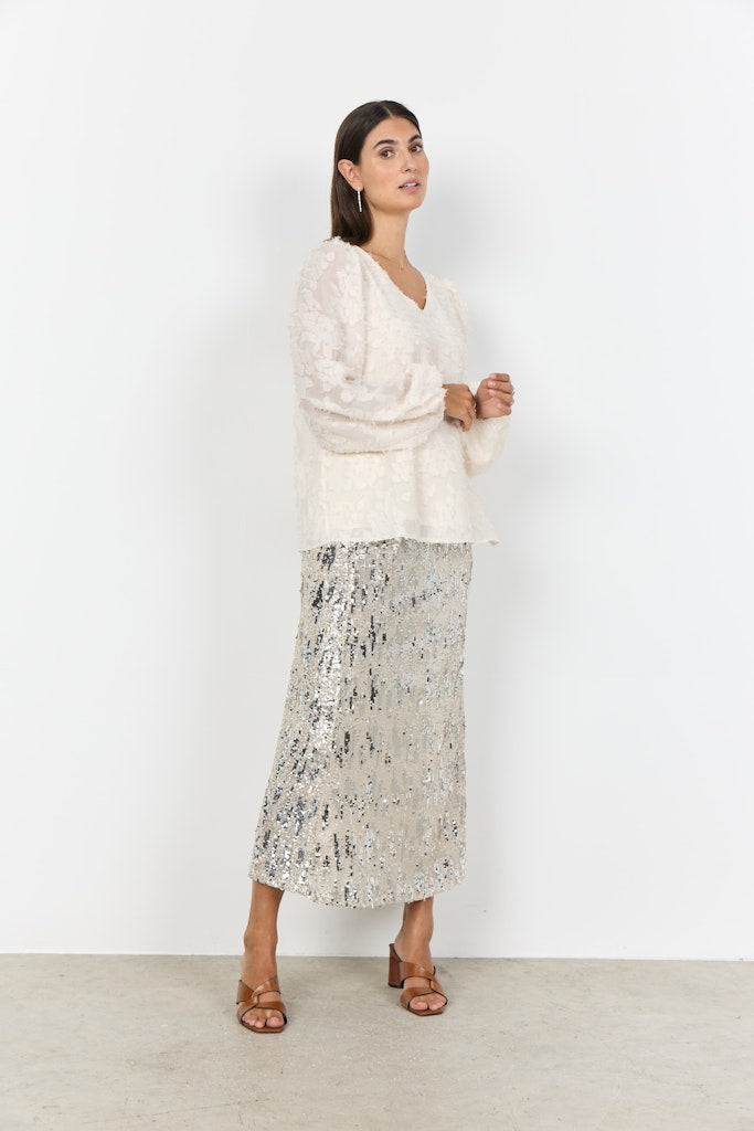 Soya Concept Damen Blusen Cream