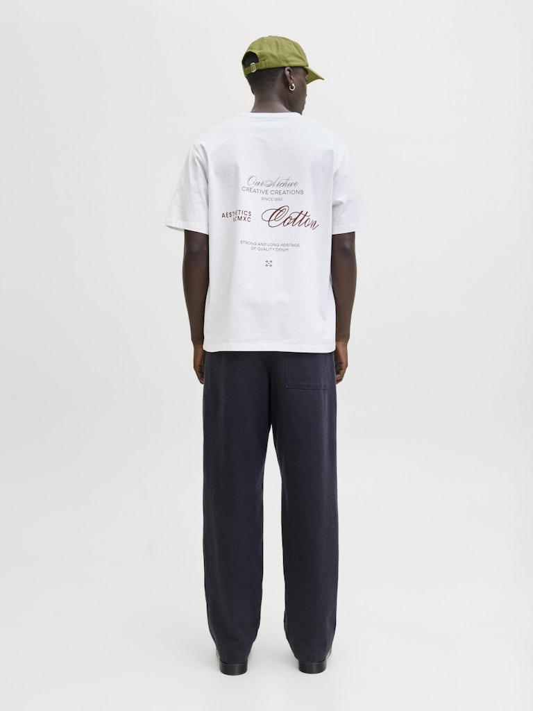 Jack & Jones Herren T-Shirts kurz Bright White