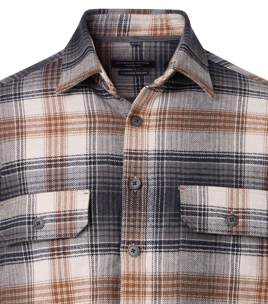 Casa Moda Herren Hemden  Anthrazit