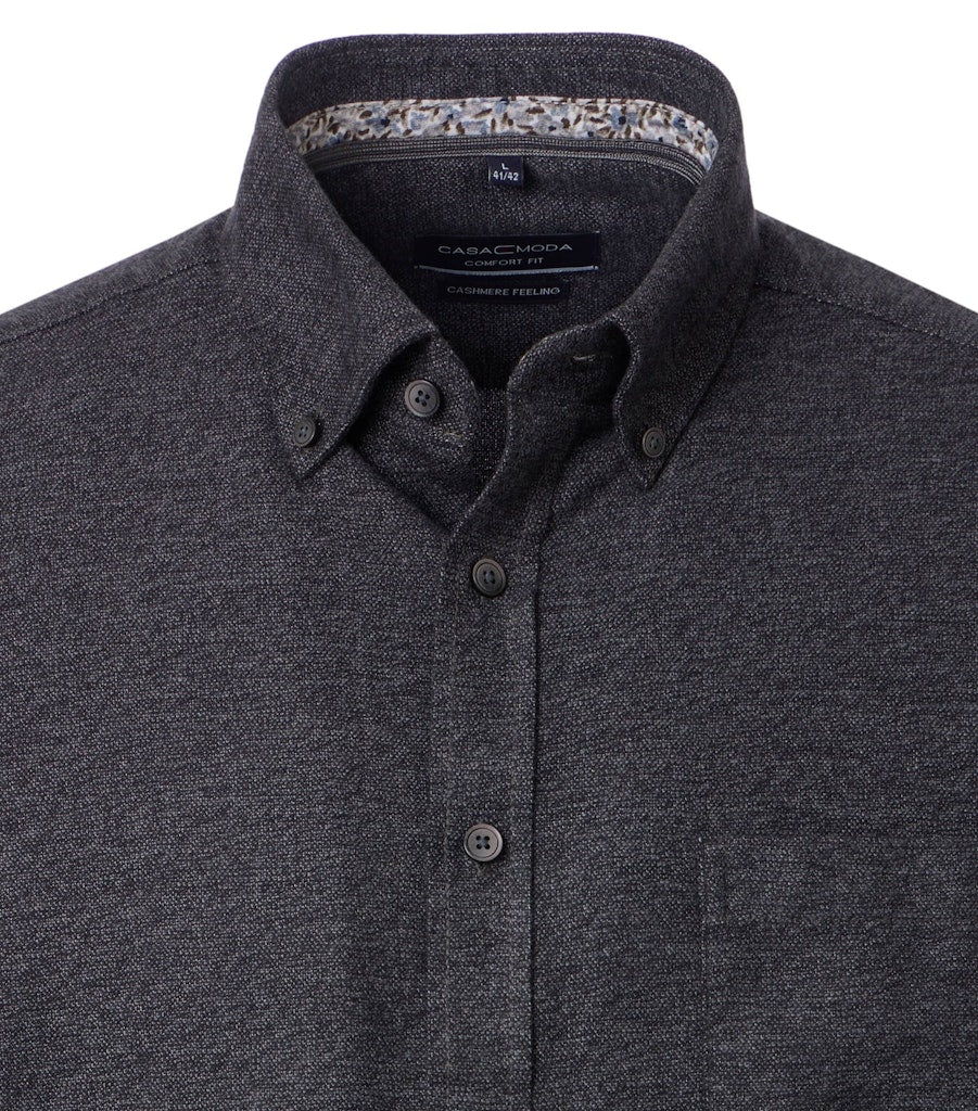 Casa Moda Herren Hemden Schwarz