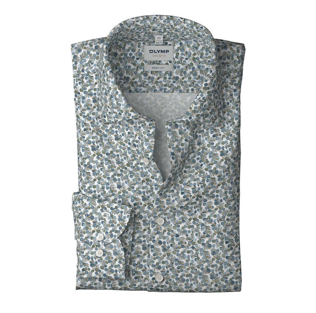 Olymp Herren Hemden lang  Weiss