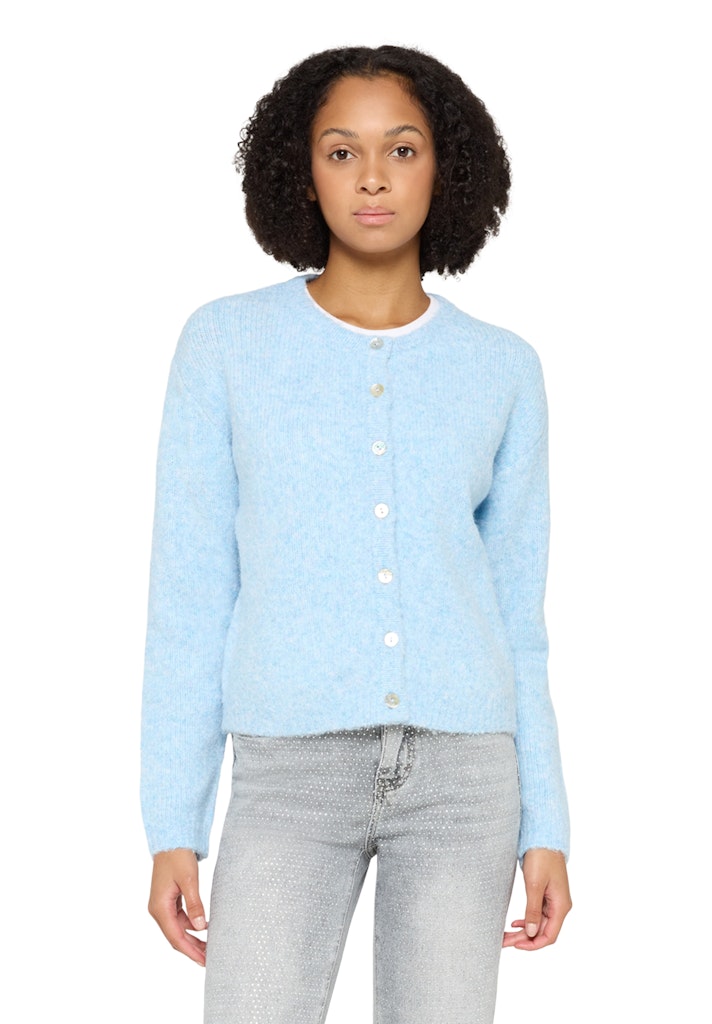 Cartoon Damen Strickjacken Light Blue Mela