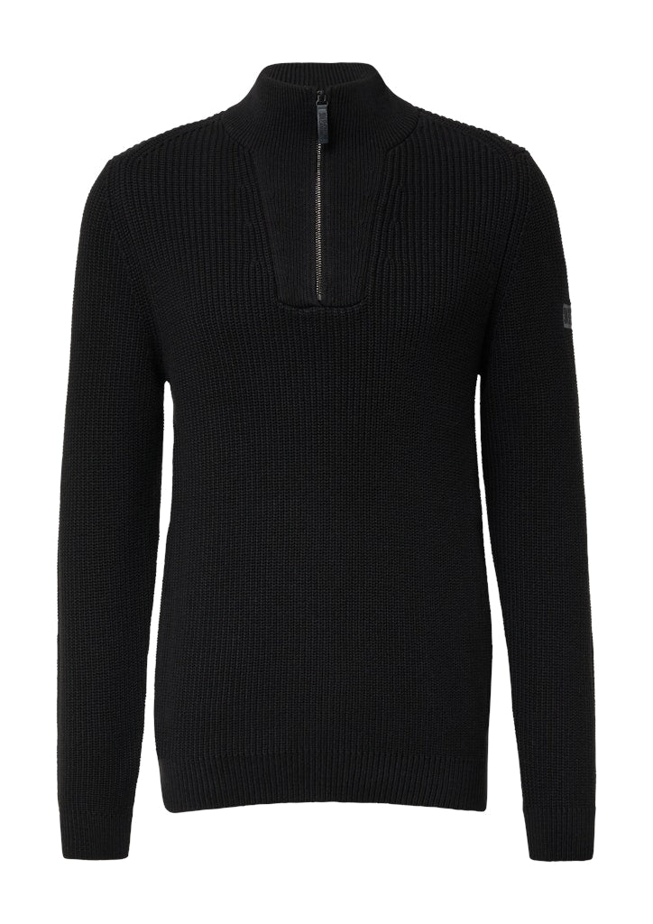 S. Oliver red Herren Pullover Grey/Black