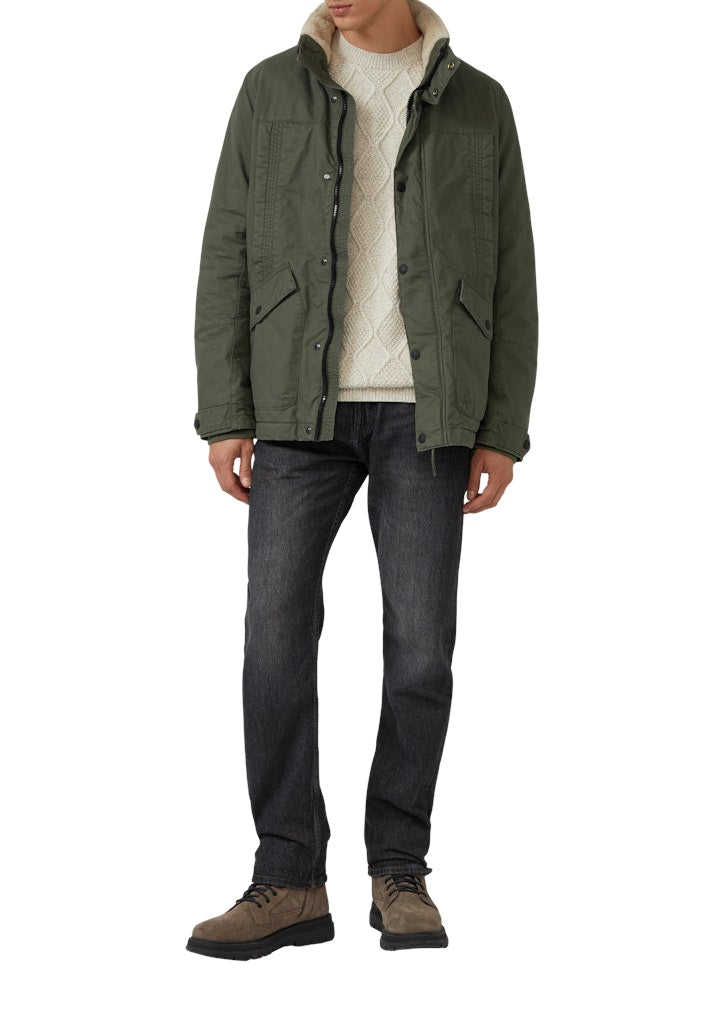 S. Oliver red Herren Pullover White