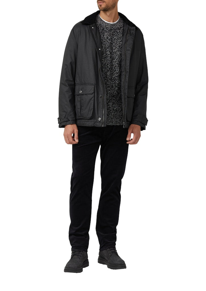 S. Oliver red Herren Pullover Grey/Black