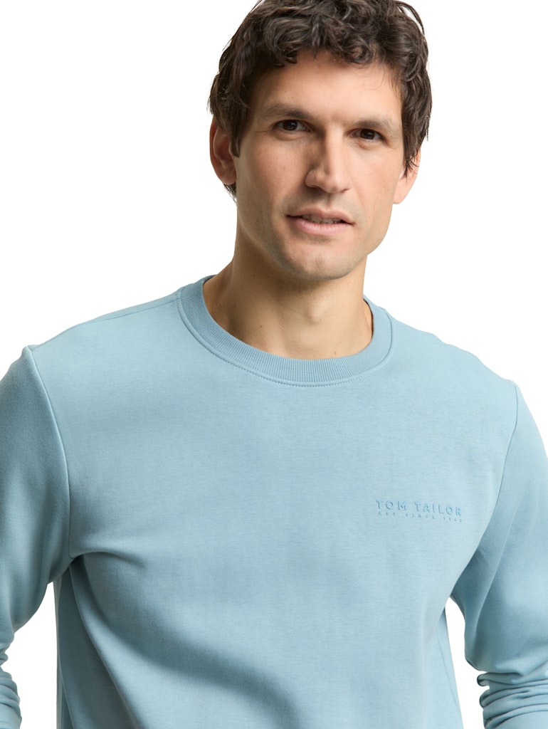 Tom Tailor Herren Sweatshirts Tourmaline