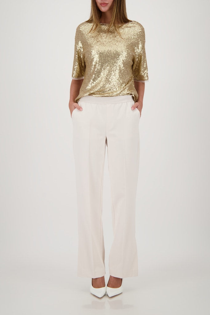 Monari Damen Hosen  Almond