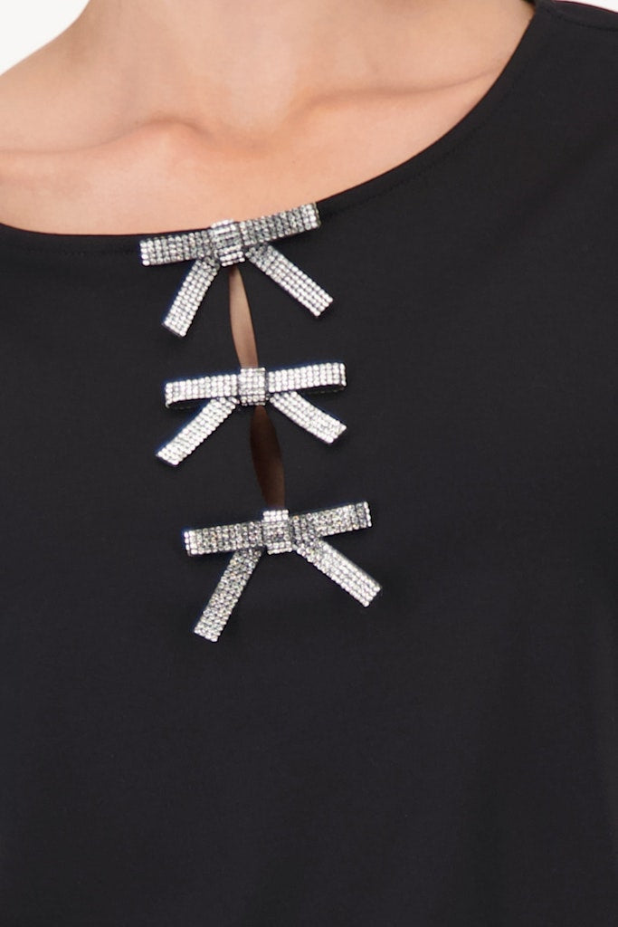 Monari Damen T-Shirts Schwarz