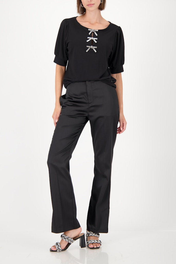 Monari Damen T-Shirts Schwarz