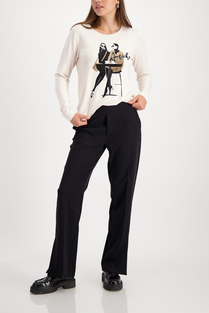 Monari Damen T-Shirts  Almond