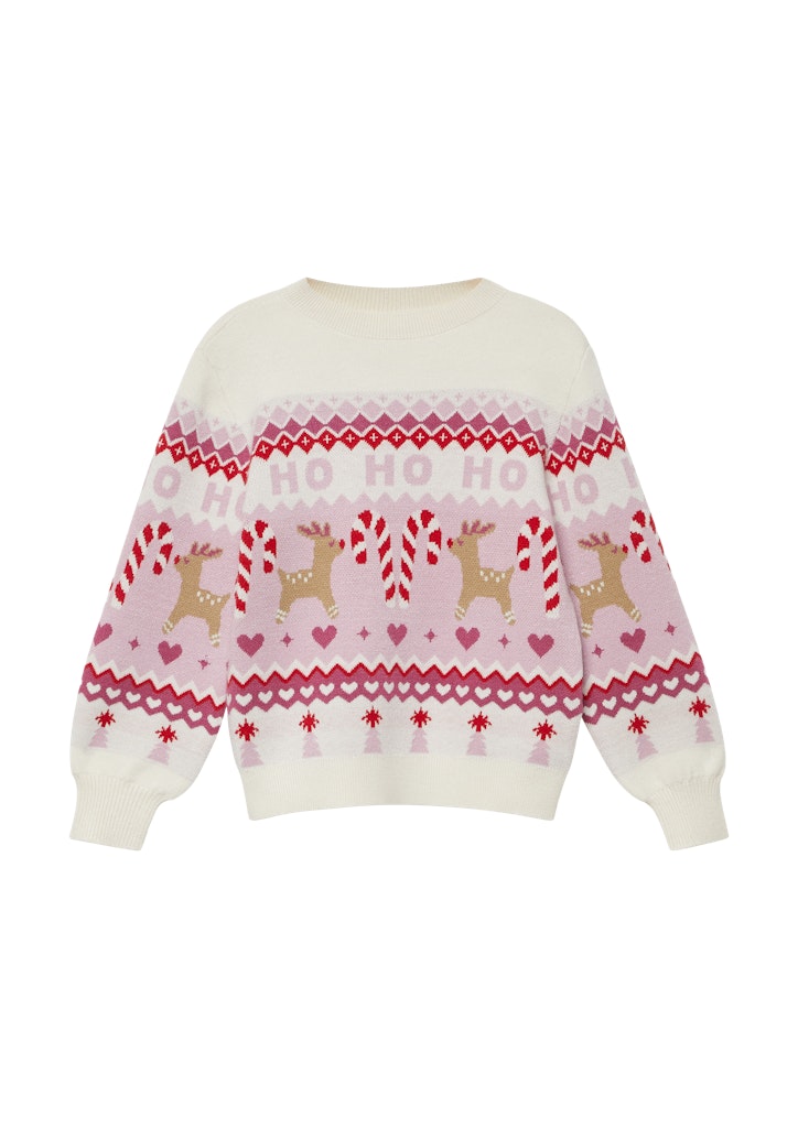 S. Oliver Mädchen Pullover & Strickjacken White