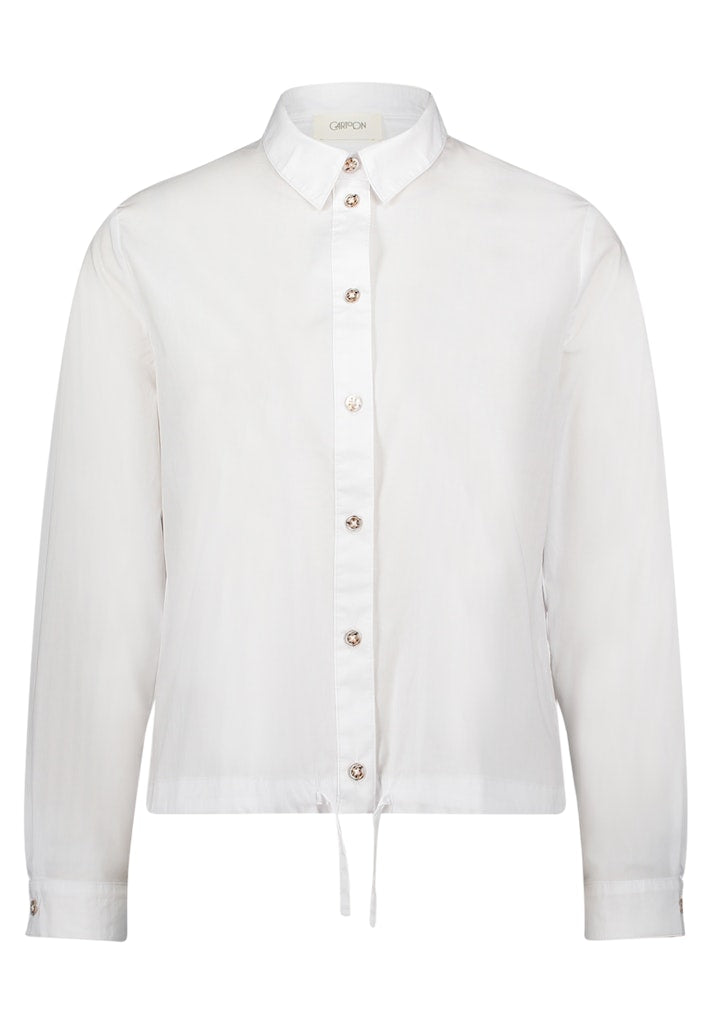 Cartoon Damen Blusen Bright White