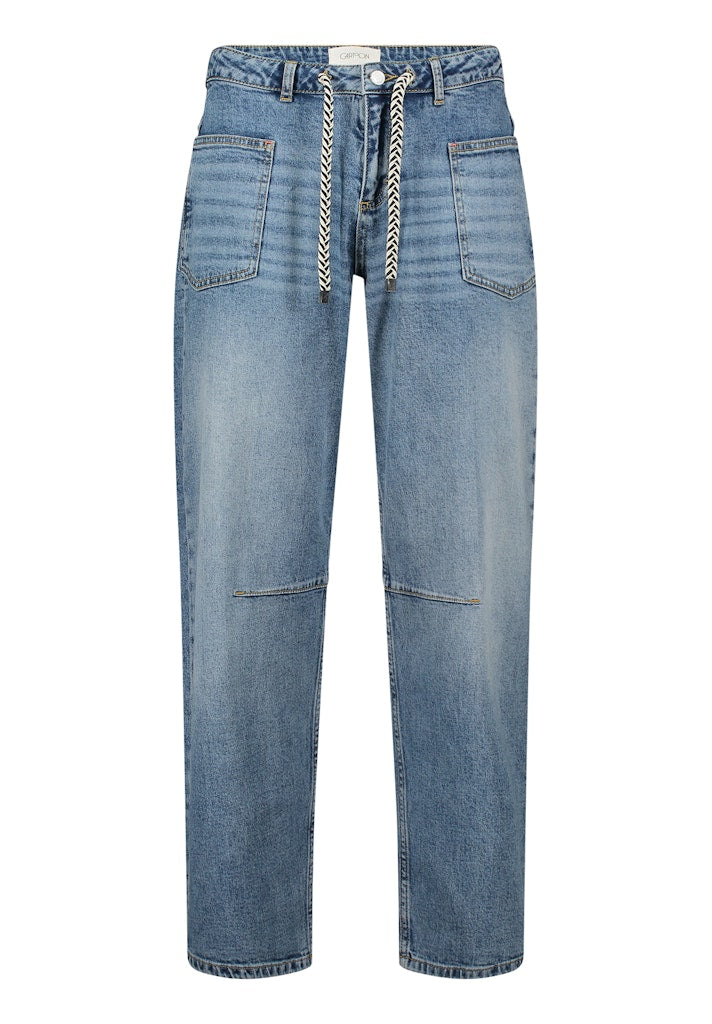 Cartoon Damen Jeans Middle Blue Den