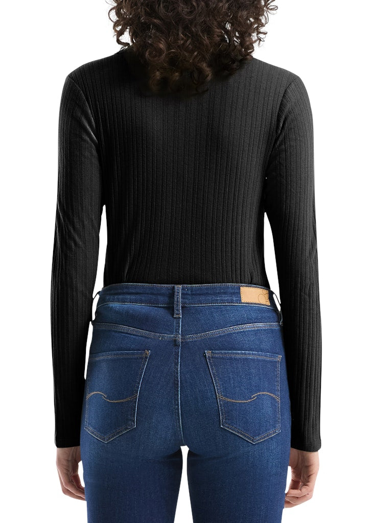 QS by S.Oliver Damen T-Shirts Grey/Black