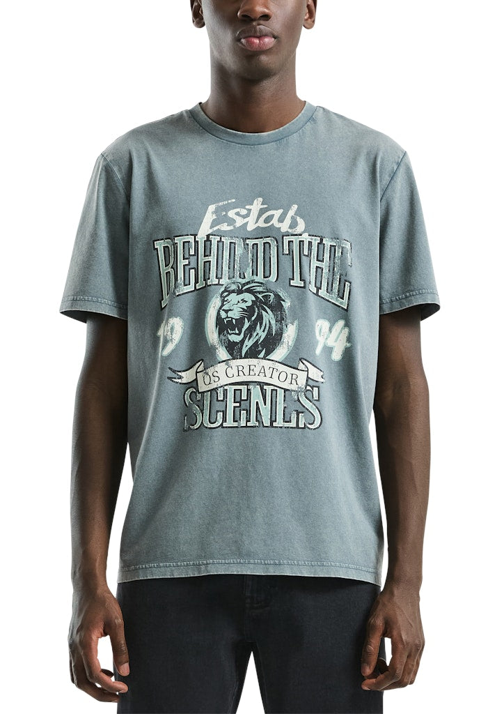 QS by S.Oliver Herren T-Shirts kurz Blue