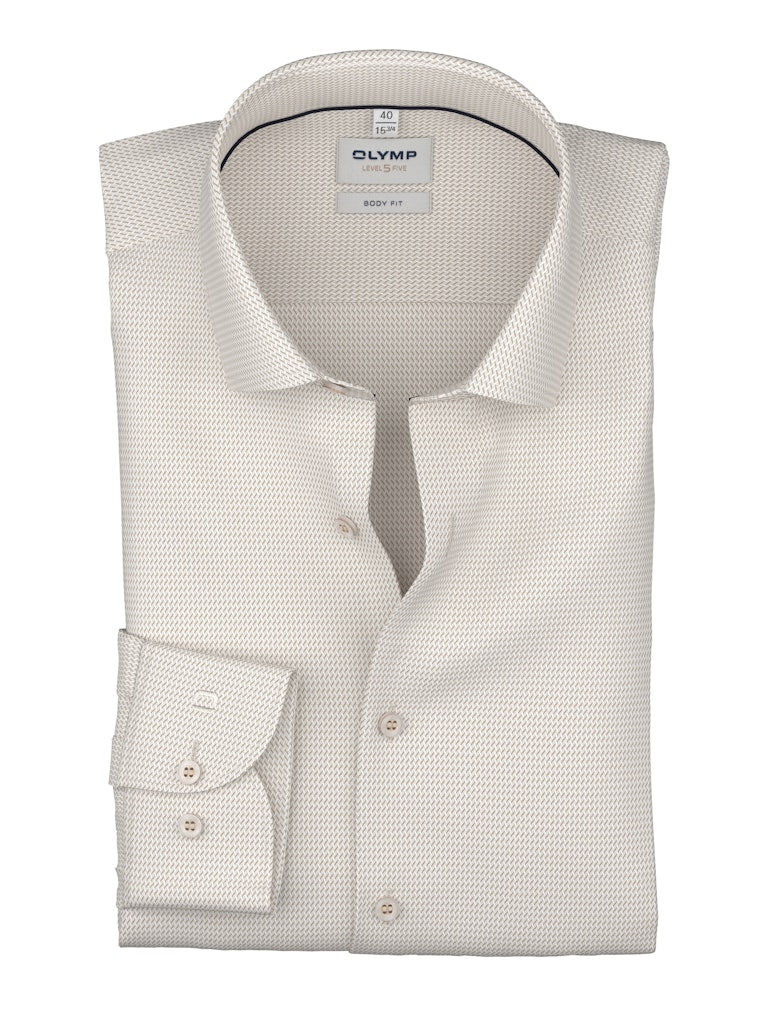 Olymp Herren Hemden lang  Beige