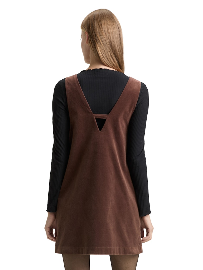 Tom Tailor denim Damen Kleider Soft Chocolate