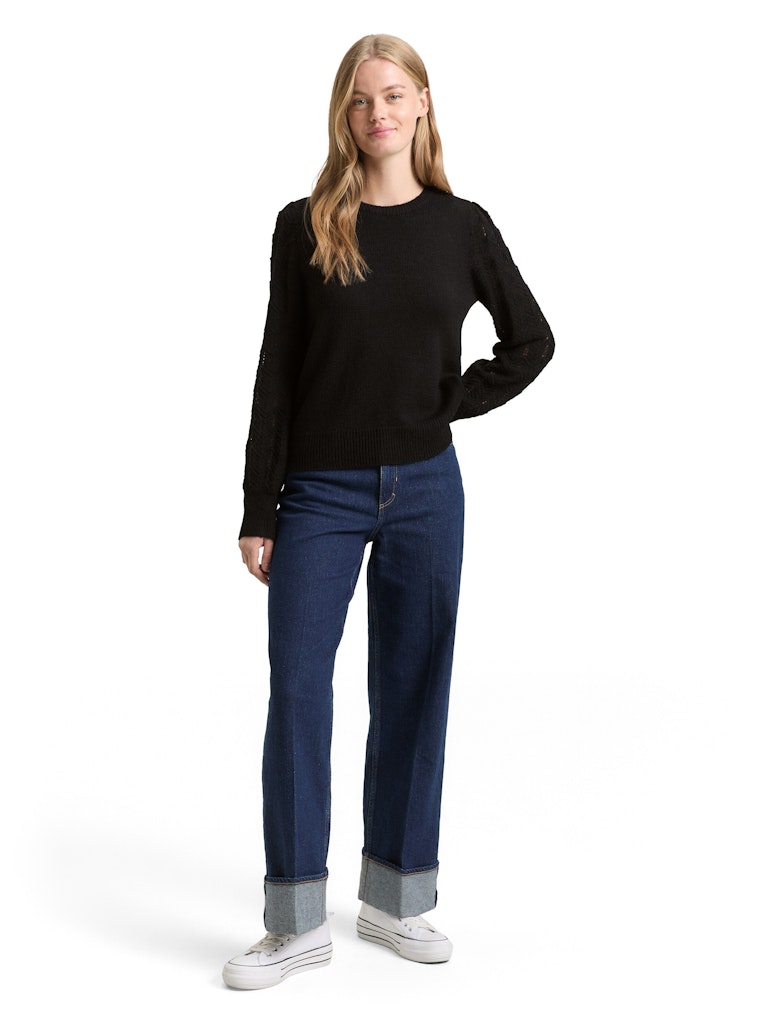 Tom Tailor denim Damen Pullover Deep Black