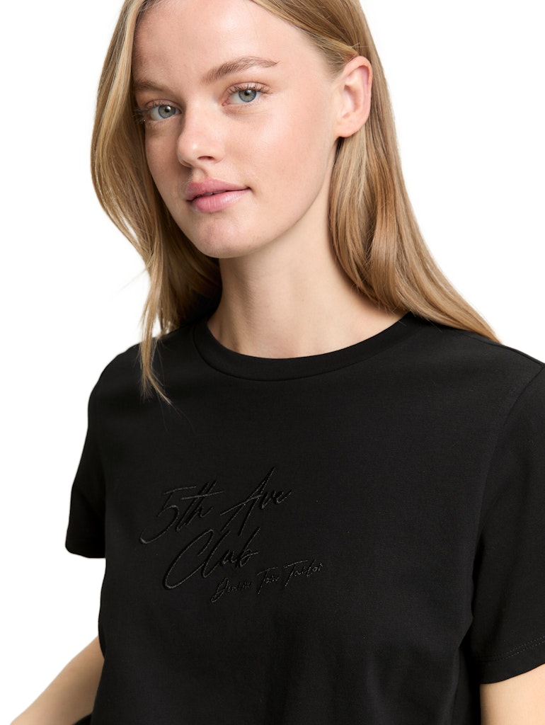 Tom Tailor denim Damen T-Shirts Deep Black