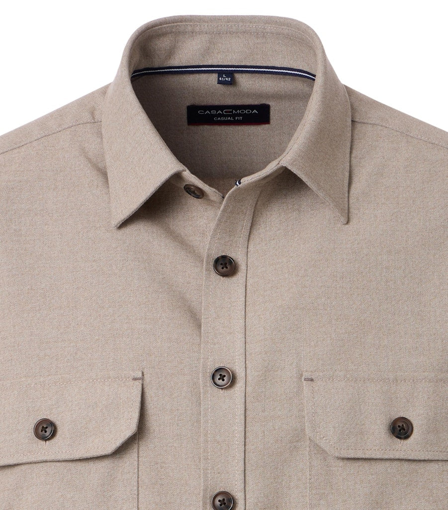 Casa Moda Herren Hemden Beige