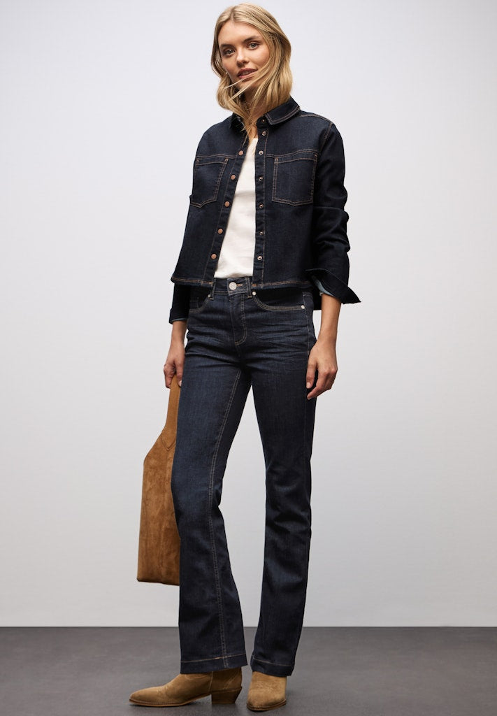 Street One Damen Hosen Rinsed Da