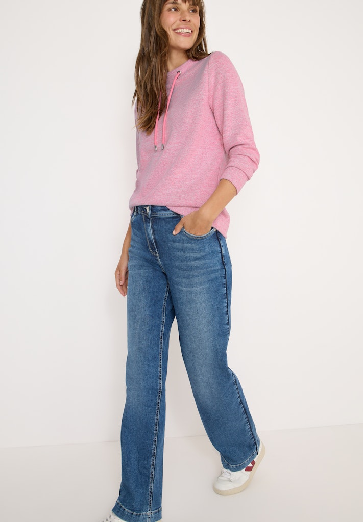 Cecil Damen T-Shirts  Dark Blos