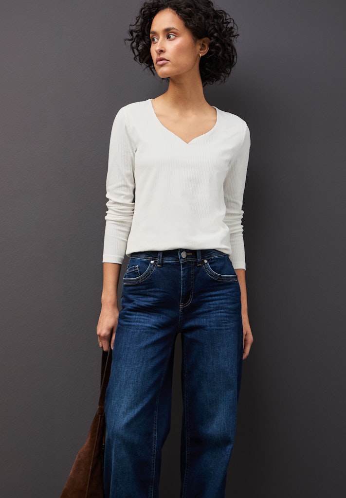 Street One Damen T-Shirts Off White