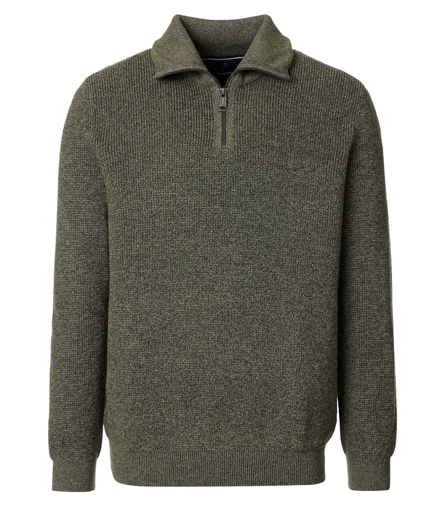 Casa Moda Herren Pullover  Gruen