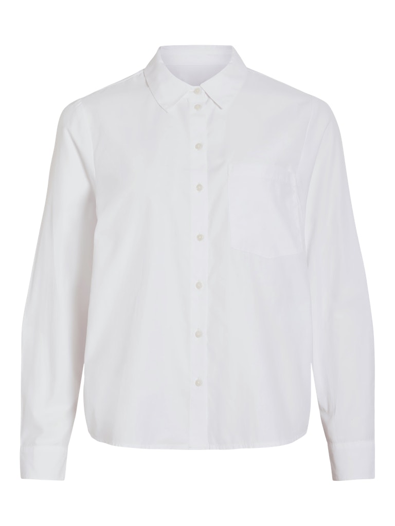 Vila Damen Blusen Bright White