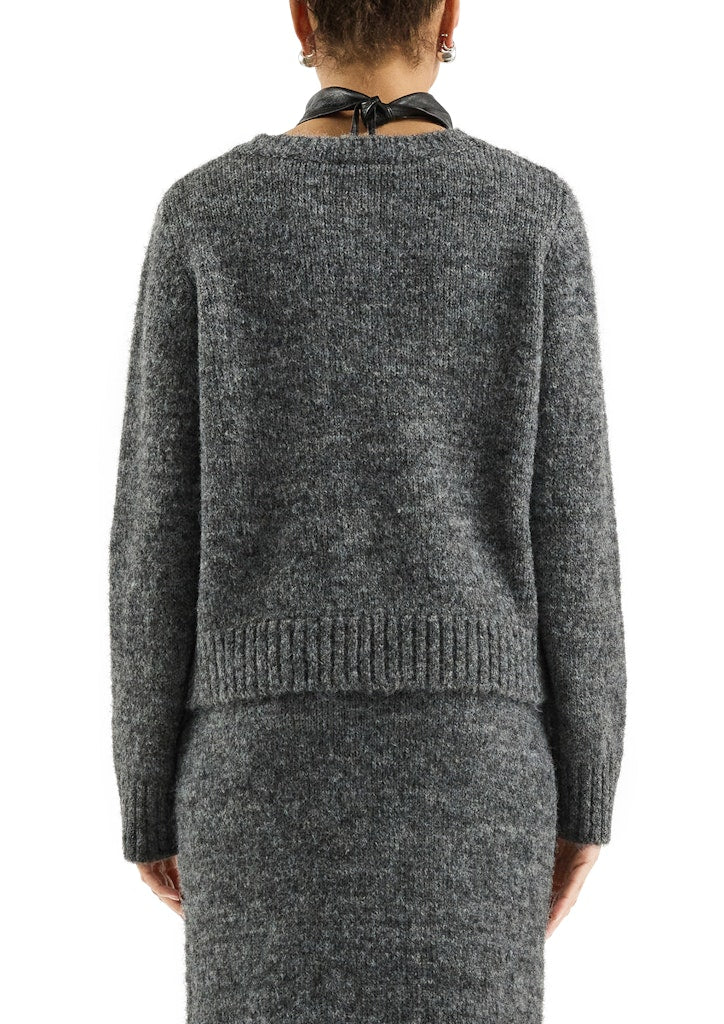 QS by S.Oliver Damen Strickjacken Grey/Black