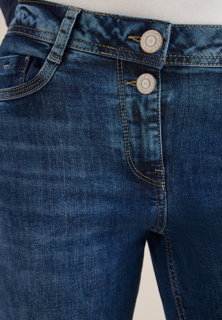 Cecil Damen Hosen  Mid Blue