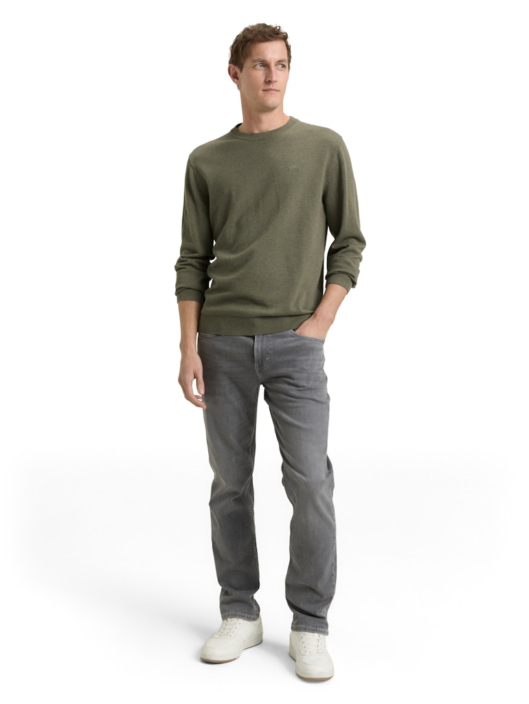 Tom Tailor Herren Pullover Tea Leaf Melang