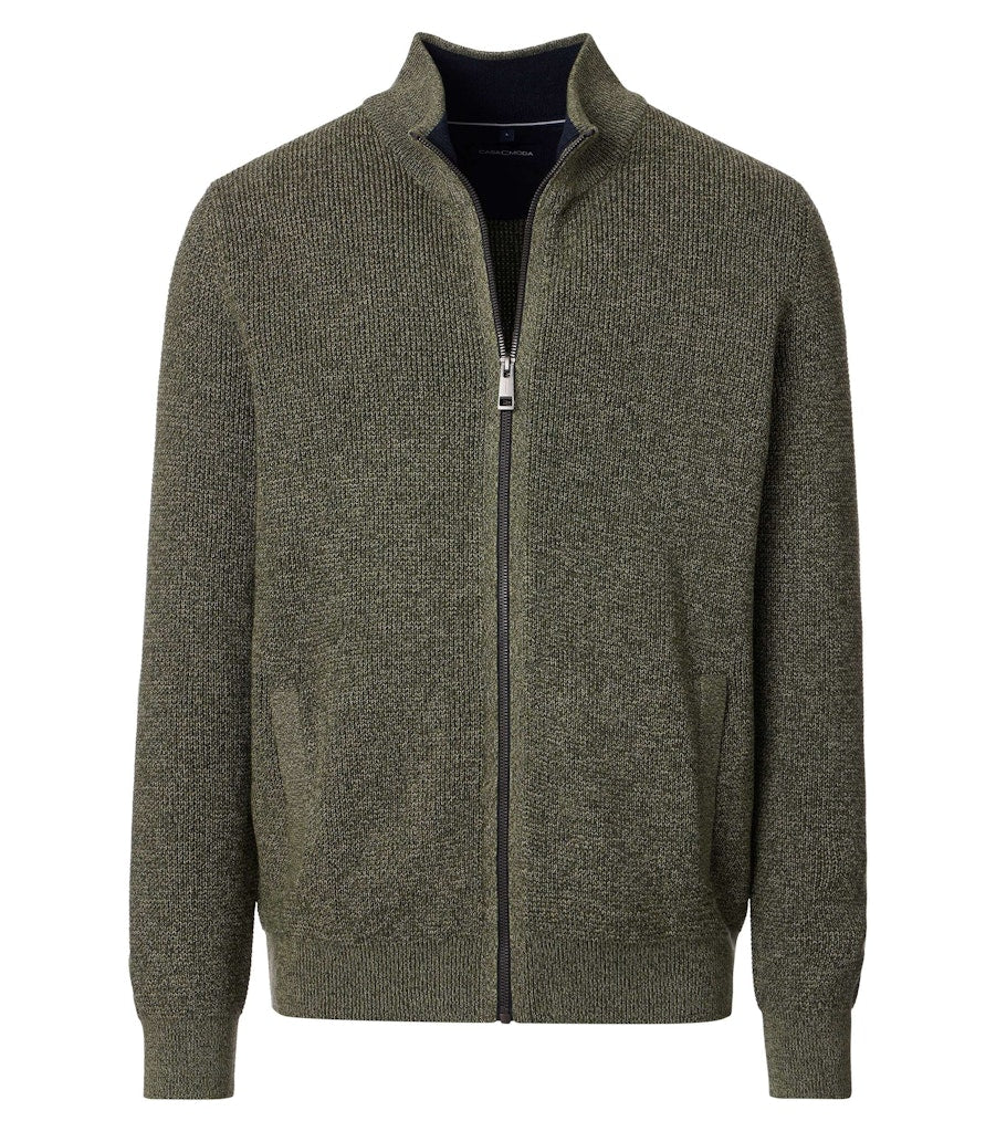Casa Moda Herren Strickjacken  Gruen