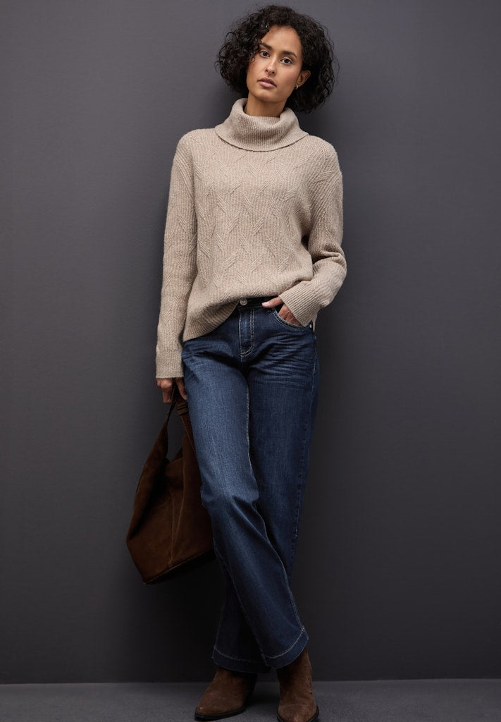 Street One Damen Hosen Deep Indi