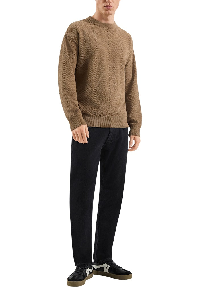 QS by S.Oliver Herren Pullover Brown