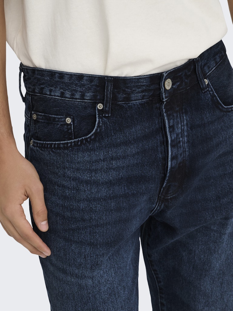 Only & Sons Herren Jeans Blue Black Deni