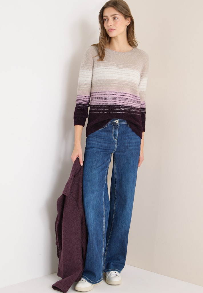 Cecil Damen Pullover  Eggplant