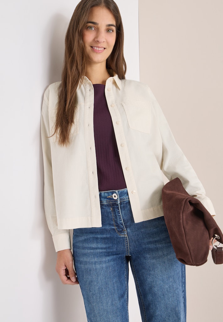 Cecil Damen Blusen Light Gre