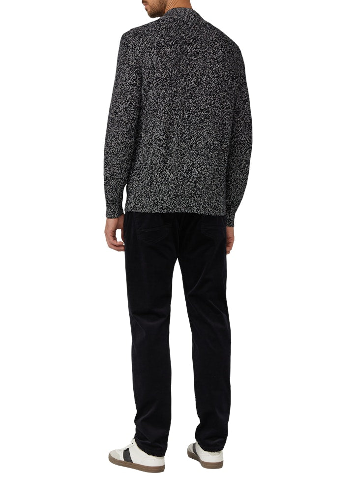 S. Oliver red Herren Strickjacken Grey/Black