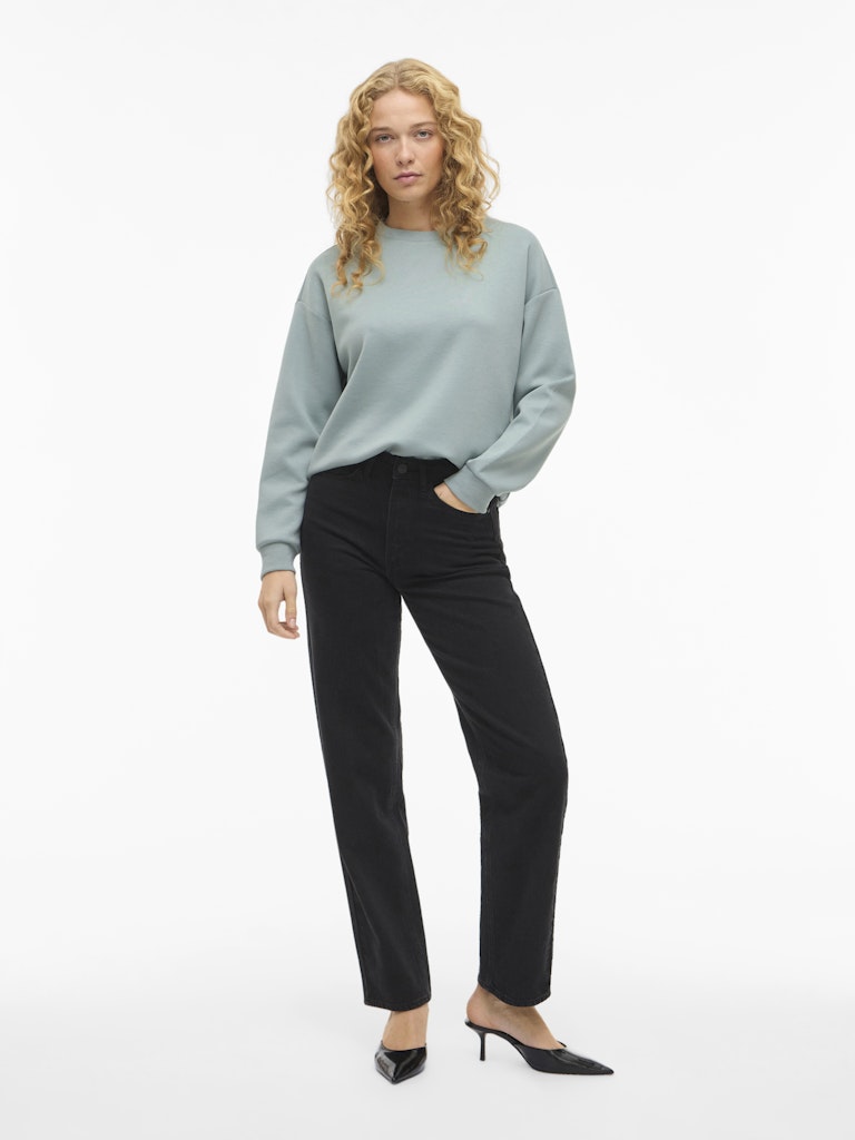 Vila Damen Sweatshirts Blue Surf