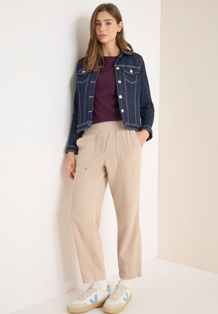 Cecil Damen Hosen Oat Milk